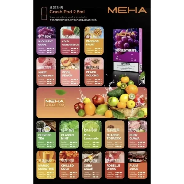 魅嗨MEHA  3顆入/五代（買4送一主機）  💮